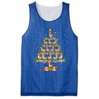 Deer Lover Xmas Lighting Santa Deer Christmas Tree Great Gift Mesh Reversible Basketball Jersey Tank