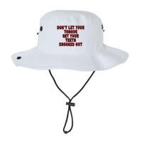 DonT Let Your Tongue Get Your Teeth Knocked Out Bucket Hat