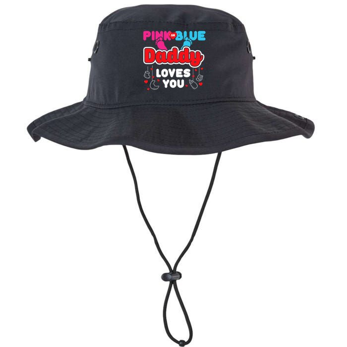 Daddy Loves You Dad Announcement Gender Reveal Legacy Cool Fit Booney Bucket Hat