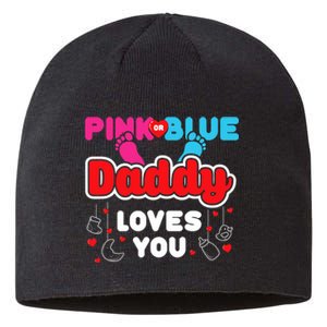 Daddy Loves You Dad Announcement Gender Reveal Sustainable Beanie