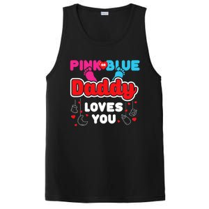 Daddy Loves You Dad Announcement Gender Reveal PosiCharge Competitor Tank