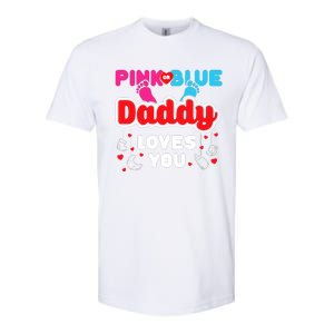 Daddy Loves You Dad Announcement Gender Reveal Softstyle CVC T-Shirt