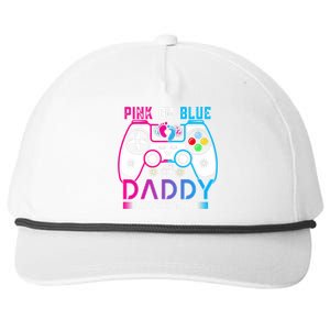 Daddy Loves You Gender Reveal Baby Gaming Dad Snapback Five-Panel Rope Hat