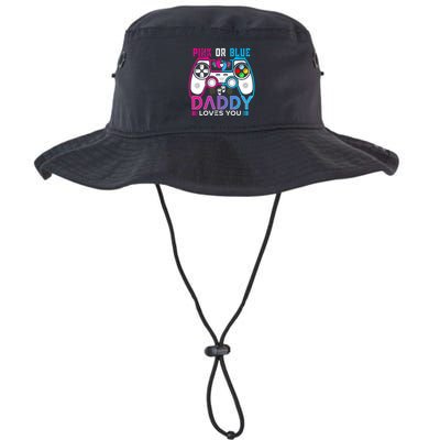 Daddy Loves You Gender Reveal Baby Gaming Dad Bucket Hat