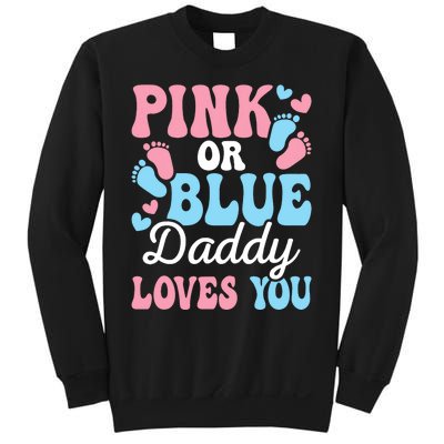 Daddy Loves You Gender Reveal Baby Shower Dad Sweatshirt