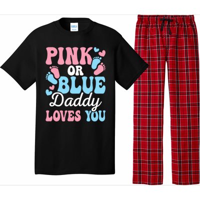 Daddy Loves You Gender Reveal Baby Shower Dad Pajama Set