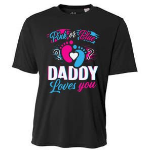 Daddy Loves You Gender Reveal Soon To Be Dad Cooling Performance Crew T-Shirt