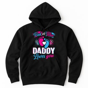 Daddy Loves You Gender Reveal Soon To Be Dad Hoodie