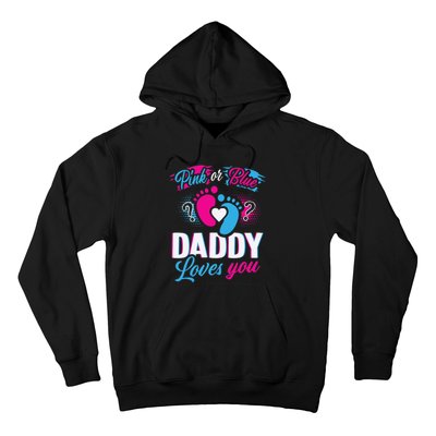 Daddy Loves You Gender Reveal Soon To Be Dad Hoodie