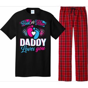 Daddy Loves You Gender Reveal Soon To Be Dad Pajama Set