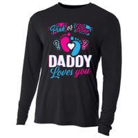 Daddy Loves You Gender Reveal Soon To Be Dad Cooling Performance Long Sleeve Crew