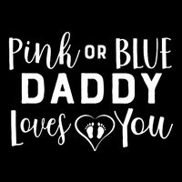 Daddy Loves You Gender Reveal Womens Tank Top