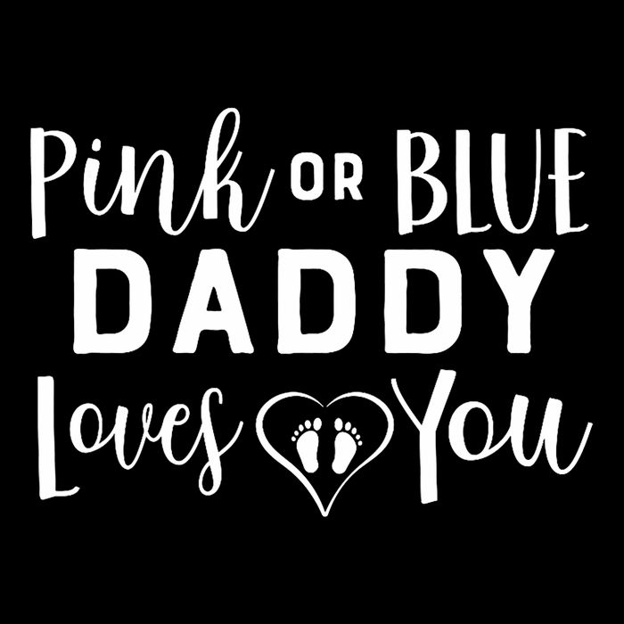 Daddy Loves You Gender Reveal Womens Tank Top