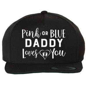 Daddy Loves You Gender Reveal Wool Snapback Cap