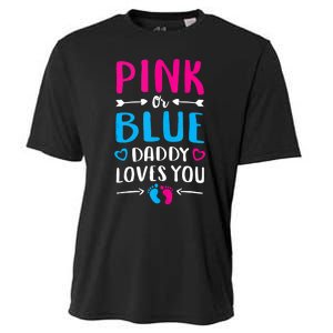 Daddy Loves You Mom Dad Gender Reveal Tank Top Cooling Performance Crew T-Shirt