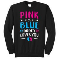 Daddy Loves You Mom Dad Gender Reveal Tank Top Sweatshirt