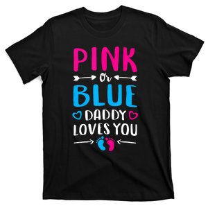 Daddy Loves You Mom Dad Gender Reveal Tank Top T-Shirt