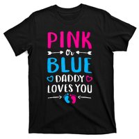 Daddy Loves You Mom Dad Gender Reveal Tank Top T-Shirt