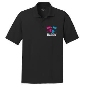 Daddy Loves You Gender Reveal First Time Dad PosiCharge RacerMesh Polo