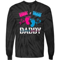 Daddy Loves You Gender Reveal First Time Dad Tie-Dye Long Sleeve Shirt