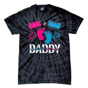 Daddy Loves You Gender Reveal First Time Dad Tie-Dye T-Shirt