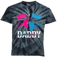 Daddy Loves You Gender Reveal First Time Dad Kids Tie-Dye T-Shirt