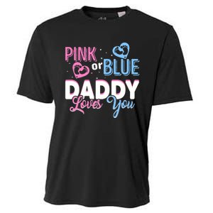 Daddy Loves You Dad Gender Reveal Party Cooling Performance Crew T-Shirt