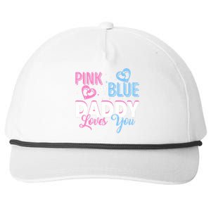 Daddy Loves You Dad Gender Reveal Party Snapback Five-Panel Rope Hat