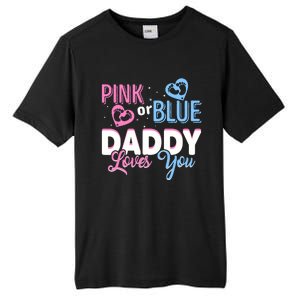 Daddy Loves You Dad Gender Reveal Party Tall Fusion ChromaSoft Performance T-Shirt