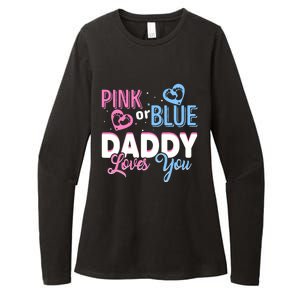 Daddy Loves You Dad Gender Reveal Party Womens CVC Long Sleeve Shirt