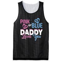 Daddy Loves You Dad Gender Reveal Party Mesh Reversible Basketball Jersey Tank