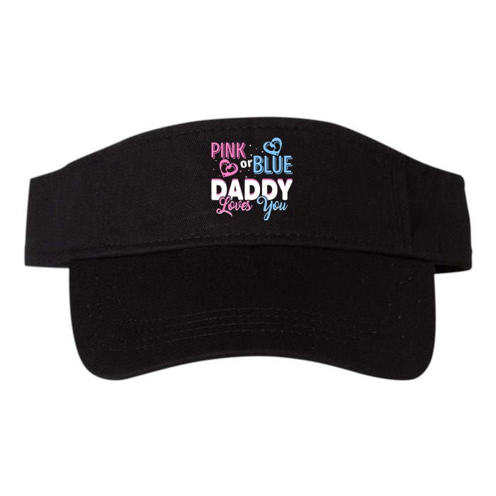 Daddy Loves You Dad Gender Reveal Party Valucap Bio-Washed Visor