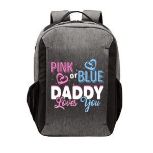 Daddy Loves You Dad Gender Reveal Party Vector Backpack