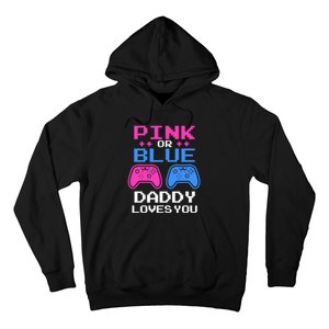 Daddy Loves You Gamer Dad Gender Reveal Party Hoodie