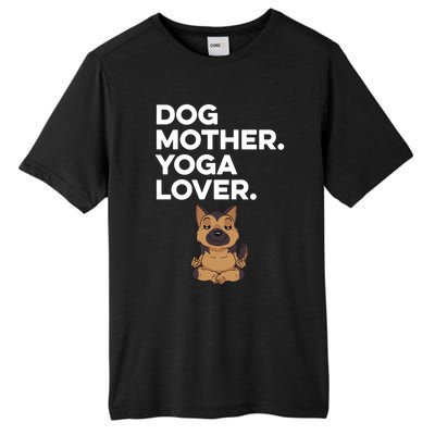 Dog Lover Yoga Lover Gift Tall Fusion ChromaSoft Performance T-Shirt