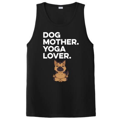 Dog Lover Yoga Lover Gift PosiCharge Competitor Tank