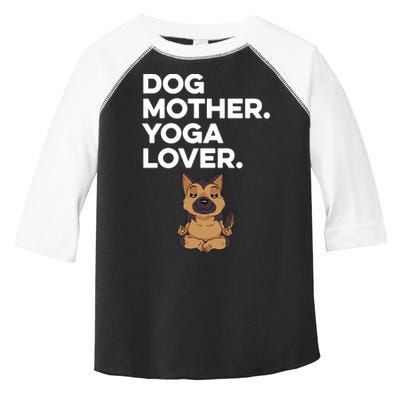 Dog Lover Yoga Lover Gift Toddler Fine Jersey T-Shirt