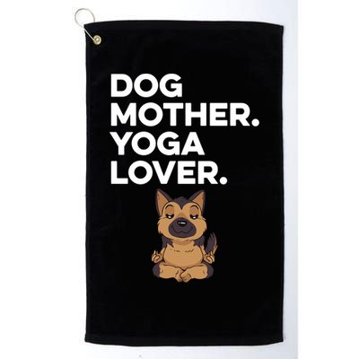 Dog Lover Yoga Lover Gift Golf Towel