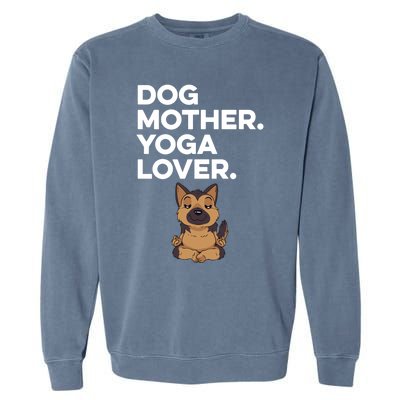 Dog Lover Yoga Lover Gift Garment-Dyed Sweatshirt