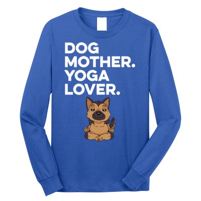 Dog Lover Yoga Lover Gift Long Sleeve Shirt