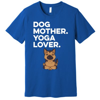 Dog Lover Yoga Lover Gift Premium T-Shirt