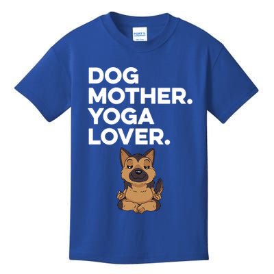 Dog Lover Yoga Lover Gift Kids T-Shirt