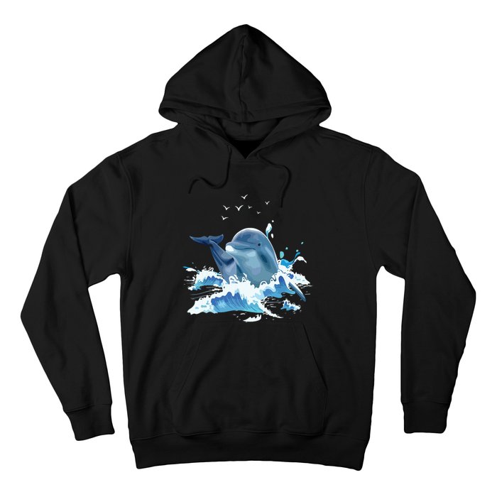 Dolphin Lover Zookeeper Marine Biologist Sea Animal Lover Hoodie