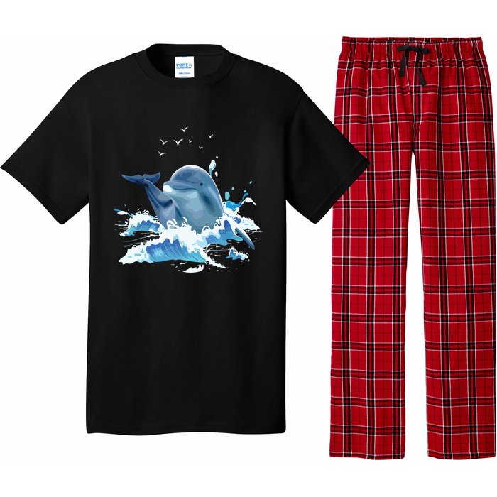 Dolphin Lover Zookeeper Marine Biologist Sea Animal Lover Pajama Set