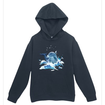 Dolphin Lover Zookeeper Marine Biologist Sea Animal Lover Urban Pullover Hoodie