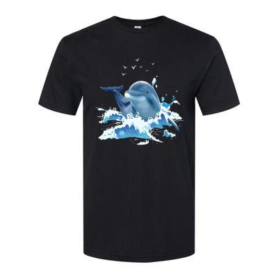 Dolphin Lover Zookeeper Marine Biologist Sea Animal Lover Softstyle CVC T-Shirt