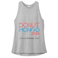 Donut Mongo 2024 Retro Dungeon Crawler Carl Ladies PosiCharge Tri-Blend Wicking Tank