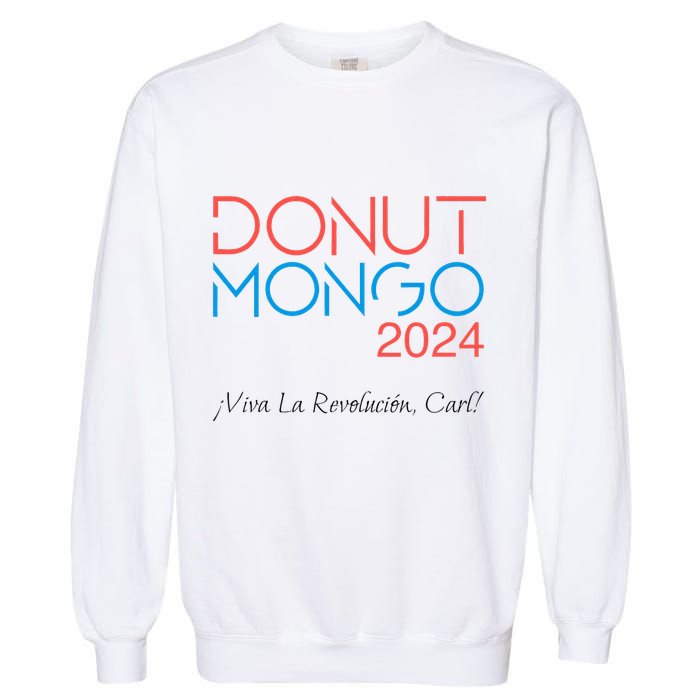 Donut Mongo 2024 Retro Dungeon Crawler Carl Garment-Dyed Sweatshirt