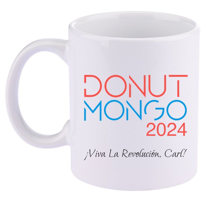 Donut Mongo 2024 Retro Dungeon Crawler Carl 11oz C Handle Ceramic Mug