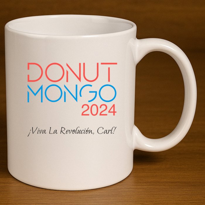 Donut Mongo 2024 Retro Dungeon Crawler Carl 11oz C Handle Ceramic Mug